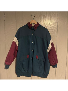 Vintage 1990s Current Seen Reversible Coat — Colorblock